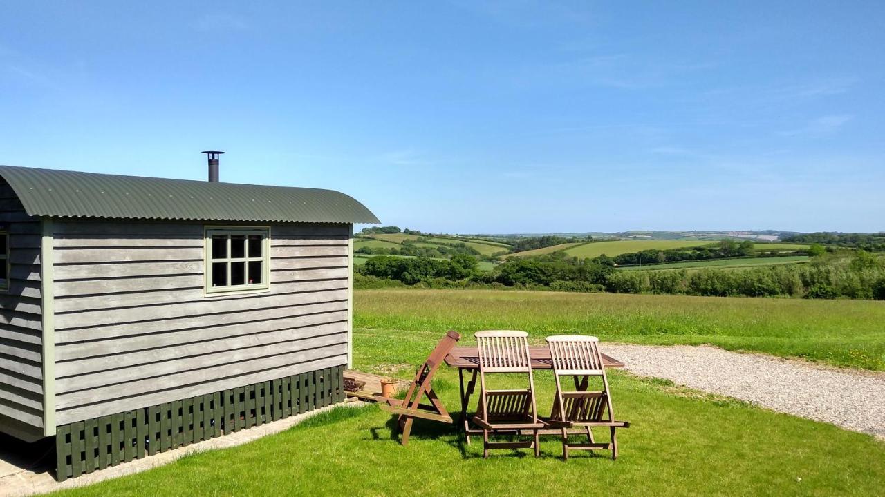 Shepherd'S Lodge - Shepherd'S Hut With Devon Views For Up To Two People And One Smaller Dog Wrangaton Eksteriør bilde